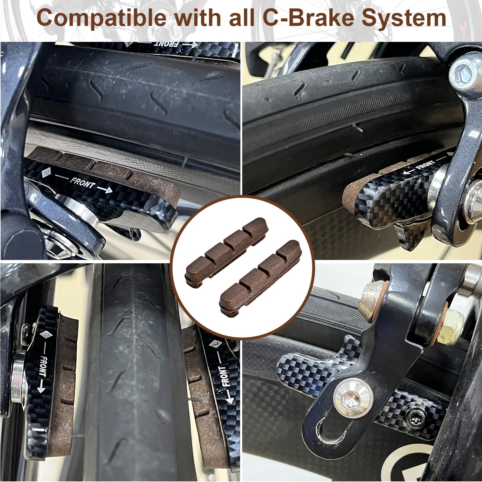 エアロカーボンフォーク  カーボンブレーキシュー付けます エアロカーボンフォーク カーボンブレーキシュー付けます